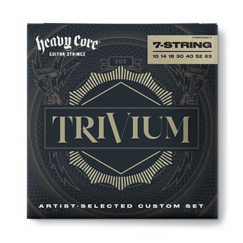 Струны для электрогитары Dunlop TVMN10637 Trivium Nickel Wound, 10-63