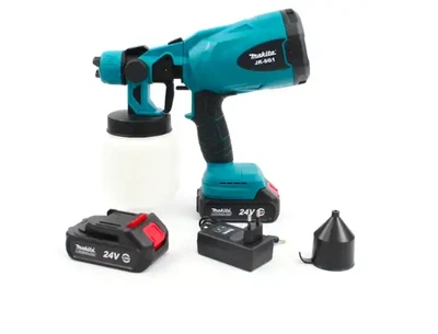 Аккумуляторный краскопульт Makita 24V 5Ah, электрический краскопульт для краски и лака