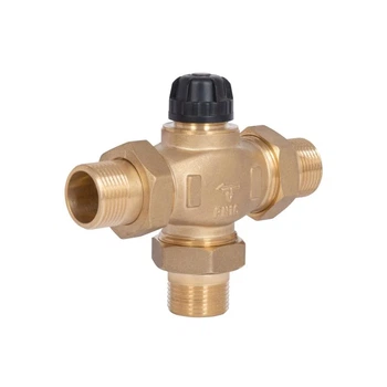 Кран трехходовой Thermo Alliance Forte TAF362W2532 термостатический латунный M30x1,5 1"
