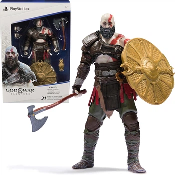 Коллекционная фигурка Spin Master Good of War Ragnarok Kratos, GoW Кратос с аксессуарами, 15см
