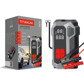 Пускозарядное устройство 4в1 TITANUM JSQ18 2000A 10000mAh 29311
