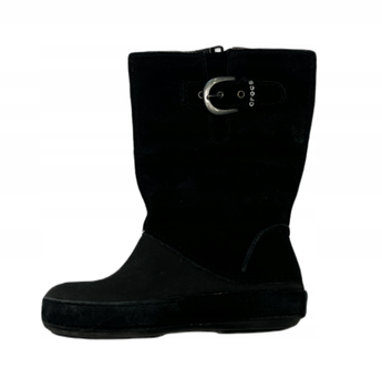 Дитячі крокси чоботи для дівчинки Crocs Berryessa Black (32/33, чорний)