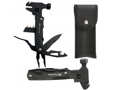 Мультитул JB Tacticals Французький Ключ 20 в 1 Чорний