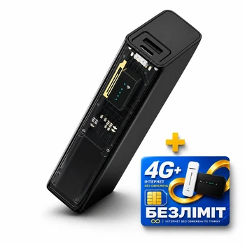 Карманный 4G LTE роутер M27 с аккумулятором 8000 мА·ч и функцией PowerBank + симкарта Киевстар