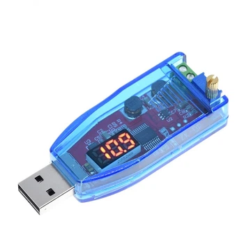 USB Преобразователь LED DC-DC 5V to DC 1-24V Регулируемый потенциометр
