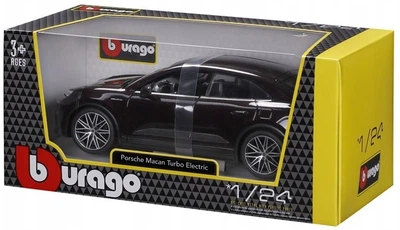 Автомодель Bburago Porsche Macan Turbo Electric 1:24 21114CO Темно-коричнева (4893993019205)