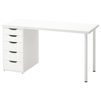 Письмовий стіл LAGKAPTEN/ALEX IKEA 494.319.27 білий