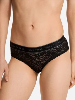 Трусики слипы женские Victoria's Secret 4286-63(Black) M Черные (3001759975719)
