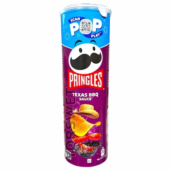 Чипси картопляні Pringles Barbeque зі смаком барбекю 165 г (0020)