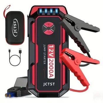 Пускозарядное устройство Бустер для авто JUMP STARTER JCTST JC-015 24800mAh, 2000A