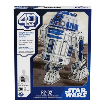 Пазл для створення 3D-моделі Spin Master 4D Build Зоряні війни: дроїд R2-D2, 201 ел (SM45757/6069817)