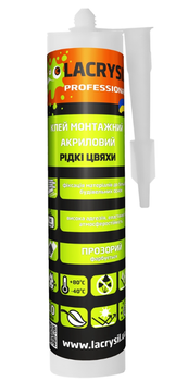 Клей акриловый Lacrysil "Жидкие гвозди" прозрачный 0.4кг