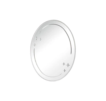 Дзеркало Zerix FUSION MOZ02 овальне з декором 450x600см