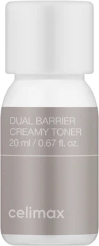 Тонер кремовий для обличчя Dual Barrier Creamy Toner Celimax, 20 мл