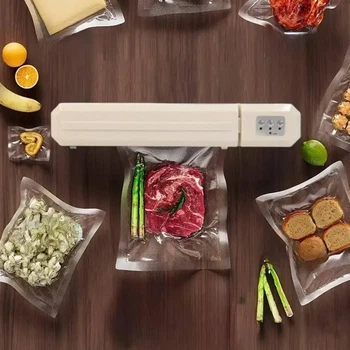 Кухонний вакуумний пакувальник + Пакети, від мережі 120Вт Capper LY-652 / Побутовий вакууматор