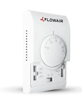 Регулятор обертів вентилятора з термостатом Flowair 3-ступінчастий TS 14565