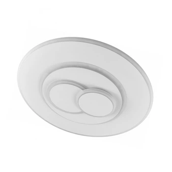Люстра LED BI-80 WH 80Вт, 3000-6400К, 300-6800 Лм, пульт ДК (Білий, Світильник світлодіодний, стельовий)