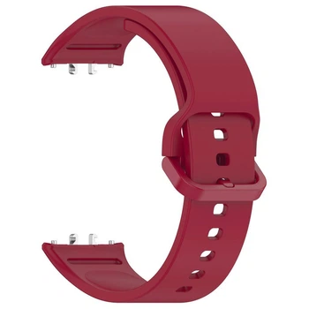 Ремешок Silicone для смарт часов Samsung Galaxy Fit 3 Dark red