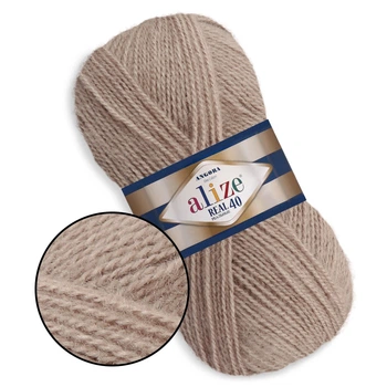 Alize Angora Real 40, Норка №541 - тонкая полушерстяная пряжа 100 г / 430 м, 40% шерсть / 60% акрил, для шапок, снудов, кардиганов