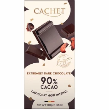 Шоколад чорний Cachet Extremely Dark (90% cacao) 21425 - 100 g