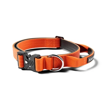 Тактичний нашийник для цуценят та міні собак BullyBillows Combat Collar Handle 2.5 cm XS-M: 25 мм, ОШ 34-46 см Помаранчевий