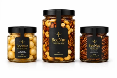 Орехи в меду — Макадамия, Пекан, Ассорти BeeNut
