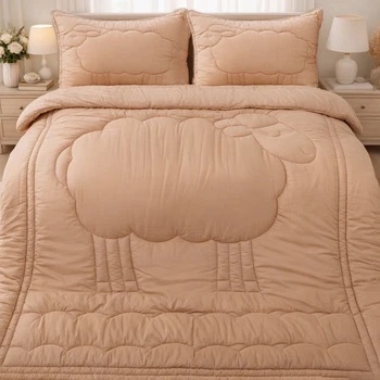 Набір вовна №5016 "Marzello Collection" Wool Зима 200*220 + 50*70 2 шт