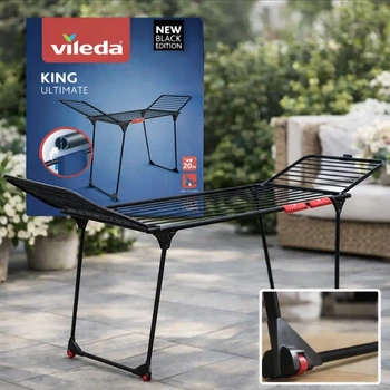 Сушилка для одежды напольная 20 м Vileda King Ultimate, оригінал