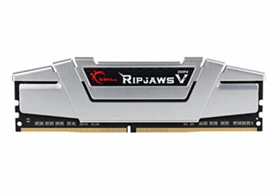 Оперативная память для ПК G.Skill Ripjaws V Silver DDR4 8GB 2400MHz UDIMM PC4-2400 (F4-2400C15D-16GVS)