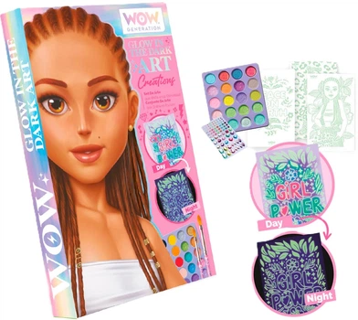 Zestaw kreatywny Cerda WOW Generation Glow in the Dark Art Creations (8435507892827)