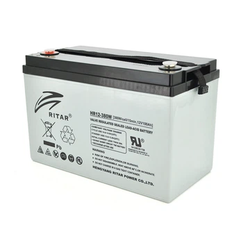 Аккумуляторная батарея AGM RITAR HR12380W Gray Case 12V 100.0Ah