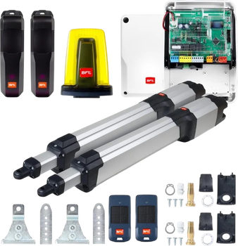 Zestaw automatyki do bram dwuskrzydłowych BFT KUSTOS BT B40 KIT INT (8027908784254)