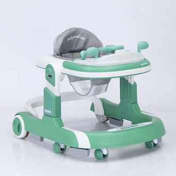 Ходунки дитячі Kidoro LH-611/611H з ігровою панеллю регулювання висоти Green