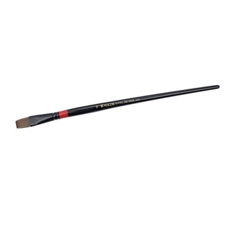 Кисть синтетика Rosa Red stripe 1018 Kolos плоская №14 длин. ручка (4823064903256)
