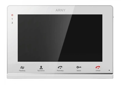 Відеодомофон ARNY AVD-715M white ARNY 192х132х18
