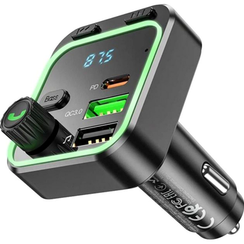 FM модулятор MP3 с USB и установкой в прикуриватель Borofone BC53