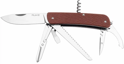 Мультитул Ruike Criterion L42 EDC для ремонту нержавіюча сталь G10 Slip-joint 終