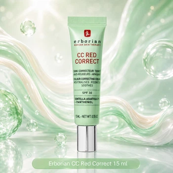 Корректирующий CC крем против покраснений Erborian CC Red Correct SPF30 15 ml