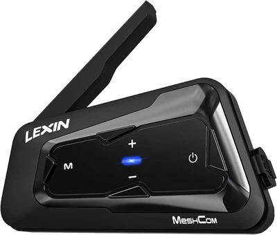 Мотогарнитура Bluetooth для шлема с Mesh связью и шумоподавлением