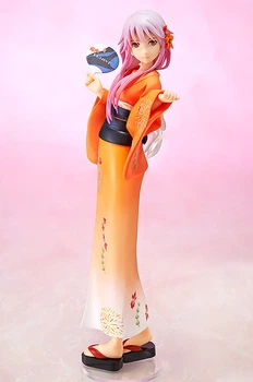 Аніме фігурка 20 см Інорі Юдзуріха з аніме Корона грішника, Guilty crown - Inori Yuzuriha, в кімоно