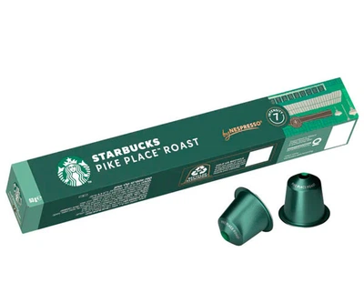 Кофе в капсулах Starbucks by Nespresso Pike Place® Roast для Nespresso Original 10 шт, алюминиевые капсулы