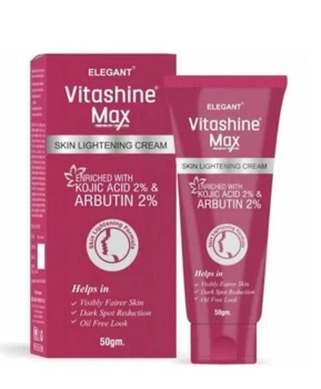 Крем для лица с коевой кислотой и арбутином elegant vitashine max cream 50 мл