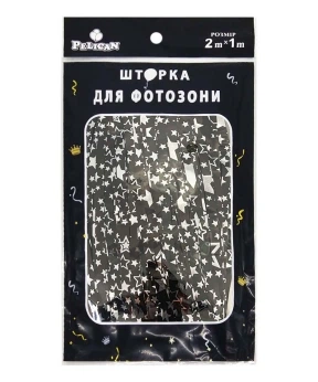 Фотозона 2м х 1м, "Звездное небо" черная Черный Pelican (872160)