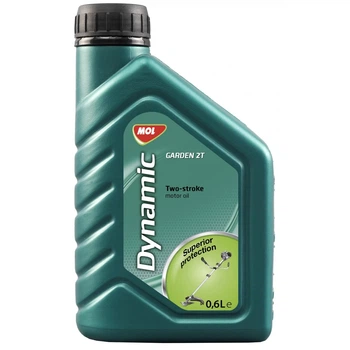 Масло моторное для бензиновой газонокосилки, красное MOL DYNAMIC GARDEN 2T 0,6 л (13301092)