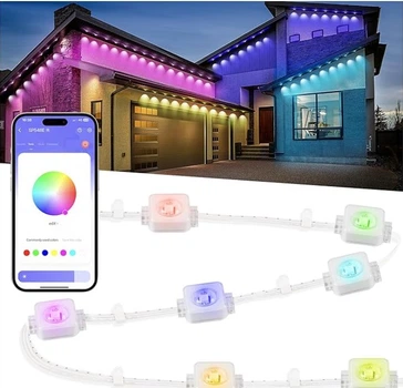 Стаціонарний фасадний розумний LED-контур 30 м RGBW IP65 Magic Color з Bluetooth та Wi-Fi керуванням