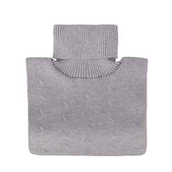 В'язана манішка "Юта" unisex one size 04551 Сірий меланж Talvi