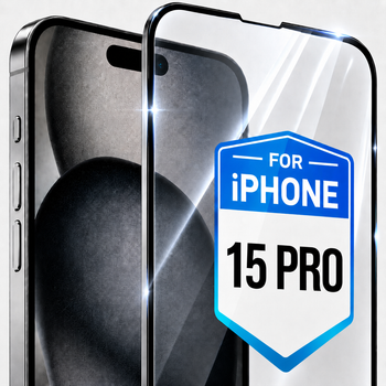Защитное стекло на iphone 15 pro 9D Shieldy