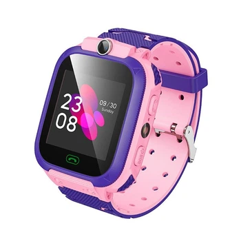 Дитячий смарт-годинник HOCO children phone watch Y105 2G дзвінки екран 1.44" фіолетовий з рожевим