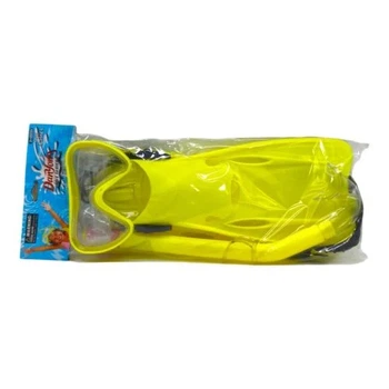 Набір для плавання YG Toys маска, трубка, ласти жовті