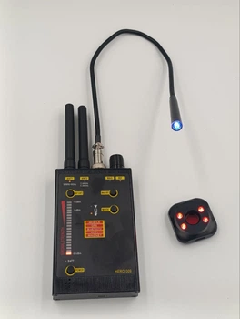 Детектор радиосигналов и скрытых передатчиков Hero 009 RF Signal Detector 50 МГц–5.4 ГГц с поиском GSM/GPS/Wi-Fi/Bluetooth и магнитным датчиком
